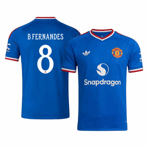 B. FERNANDES #8 Manchester United Away Soccer Jersey 2026/27 -UCL
