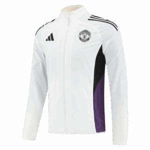 Manchester United Windbreaker Jacket 2025/26 - White - Image 2