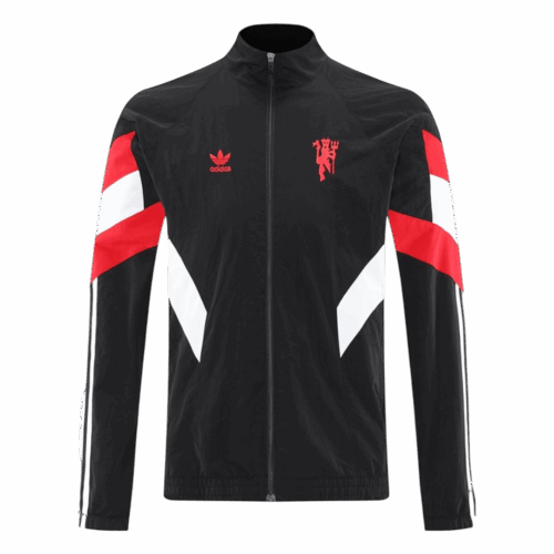 Manchester United Windbreaker Jacket 2025/26 - Black