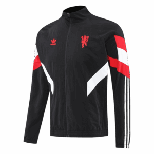 Manchester United Windbreaker Jacket 2025/26 - Black - Image 2