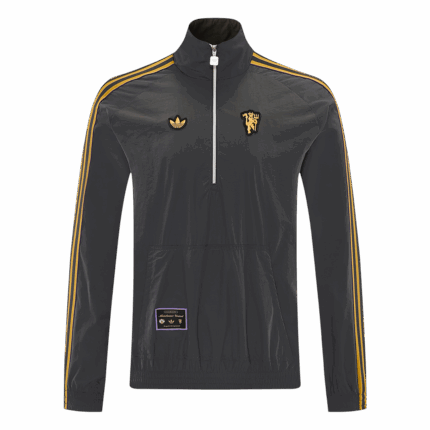 Manchester United Windbreaker Jacket 2026 - Gray