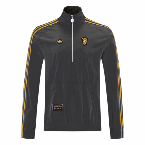 Manchester United Windbreaker Jacket 2026 - Gray