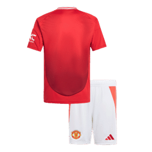 Manchester United Home Kids Soccer Jerseys Kit 2024/25