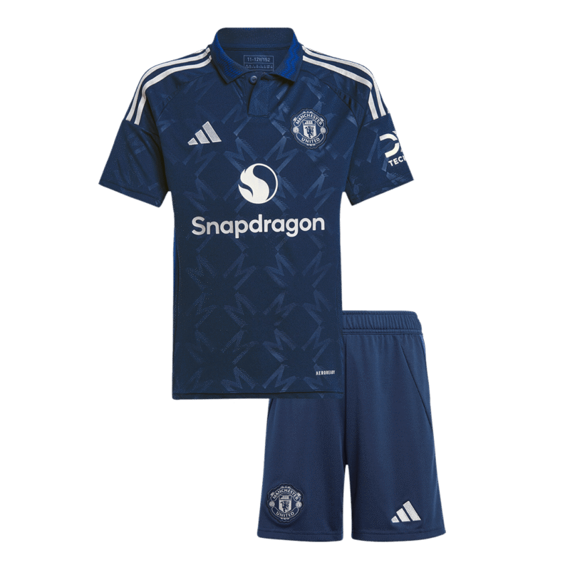 Manchester United Away Kids Soccer Jerseys Kit 2024/25