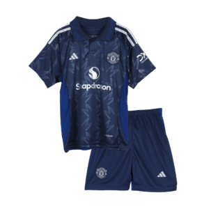Manchester United Away Kids Soccer Jerseys Kit 2024/25
