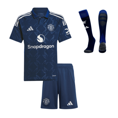 Manchester United Away Kids Soccer Jerseys Full Kit 2024/25