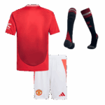 Manchester United Home Kids Soccer Jerseys Full Kit