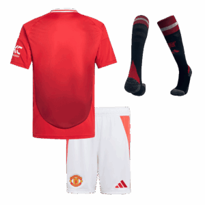 Manchester United Home Kids Soccer Jerseys Full Kit - Image 2