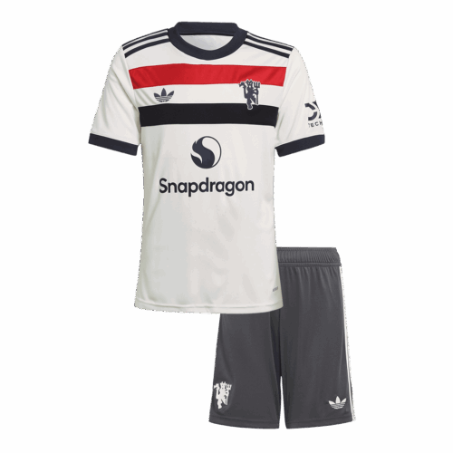 Manchester United Third Away Kids Soccer Jerseys Kit