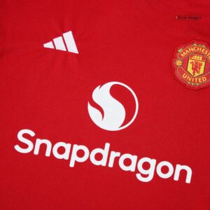 Manchester United Home Kids Soccer Jerseys Kit 2025/26 - Image 11