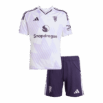 Manchester United Away Kids Soccer Jerseys Kit 2025/26