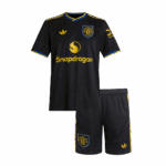 Manchester United Third Away Kids Soccer Jerseys Kit 2025/26