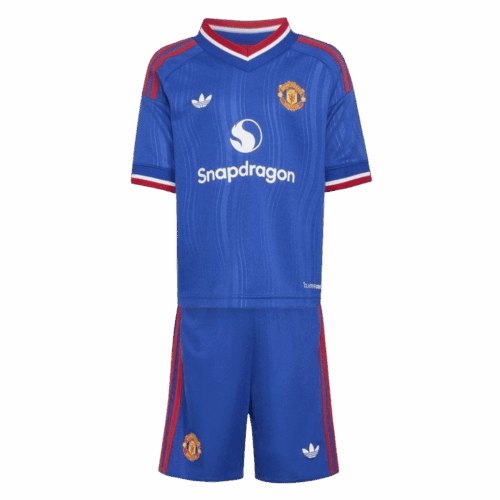 Manchester United Away Kids Soccer Jerseys Kit 2026/27