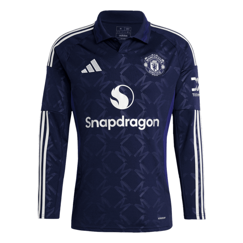 Manchester United Away Long Sleeve Soccer Jersey 2024/25