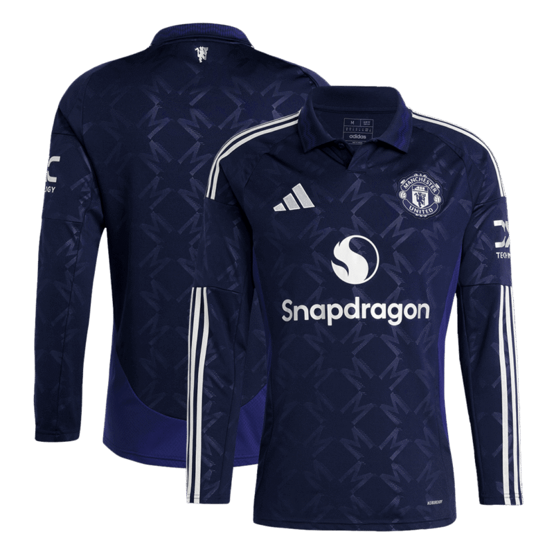 Manchester United Away Long Sleeve Soccer Jersey 2024/25