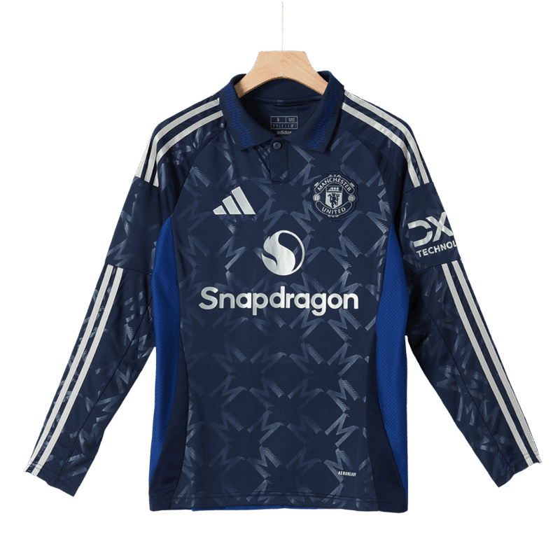 Manchester United Away Long Sleeve Soccer Jersey 2024/25