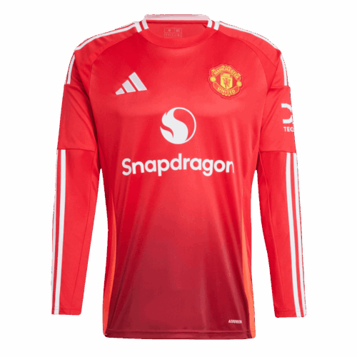 Manchester United Home Long Sleeve Jersey