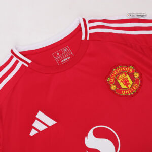 Manchester United Home Long Sleeve Jersey - Image 11