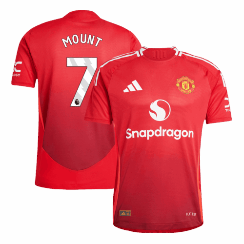 MOUNT #7 Manchester United Home Player Version Jersey