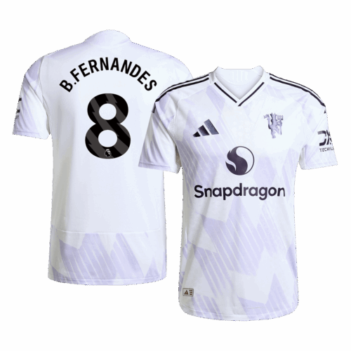 B.FERNANDES #8 Manchester United Away Player Version Jersey 2025/26