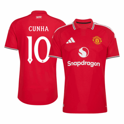 CUNHA #10 Manchester United Home Player Version Jersey 2026/27 - UCL