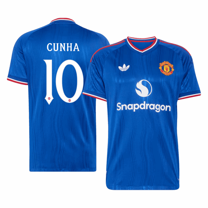 723701_1 CUNHA #10 Manchester United Away Player Version Jersey 2026/27 - UCL