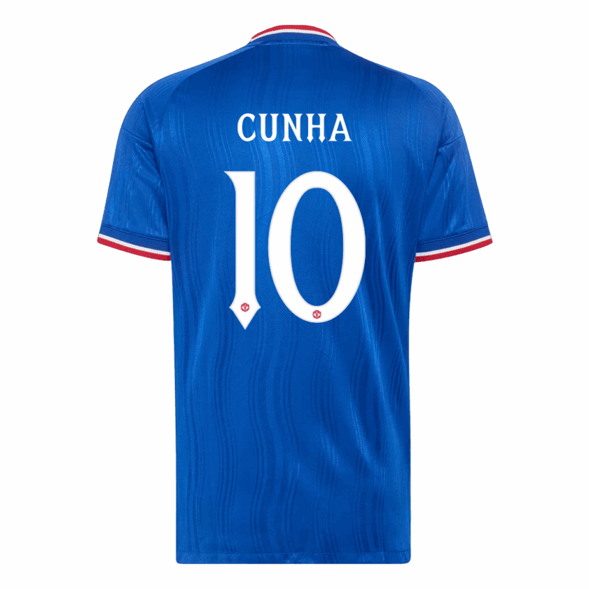 723701_2 CUNHA #10 Manchester United Away Player Version Jersey 2026/27 - UCL