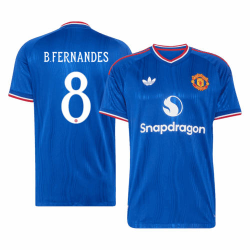 B. FERNANDES #8 Manchester United Away Player Version Jersey 2026/27 - UCL
