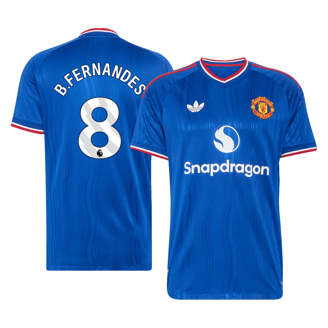 736365_1 B. FERNANDES #8 Manchester United Away Player Version Jersey 2026/27