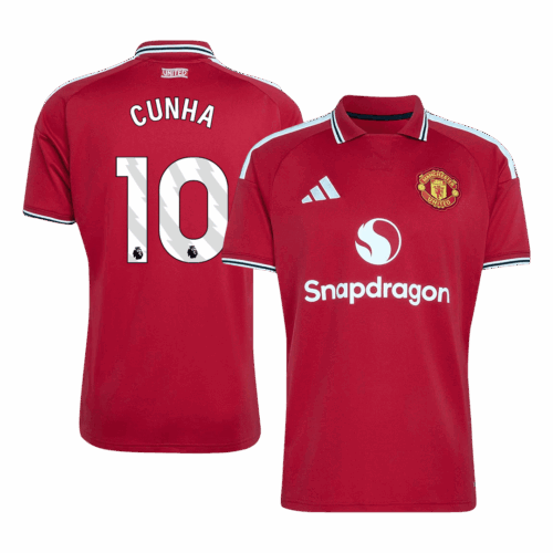 CUNHA #10 Manchester United Home Soccer Jersey 2026/27