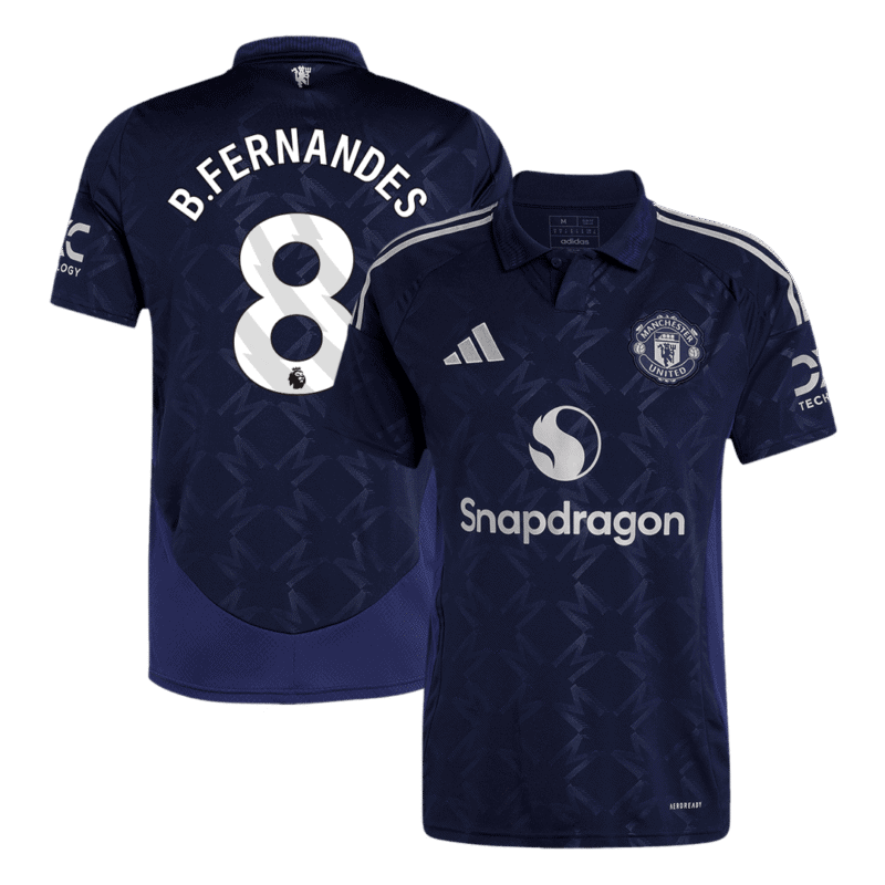 B.FERNANDES #8 Manchester United Away Soccer Jersey 2024/25