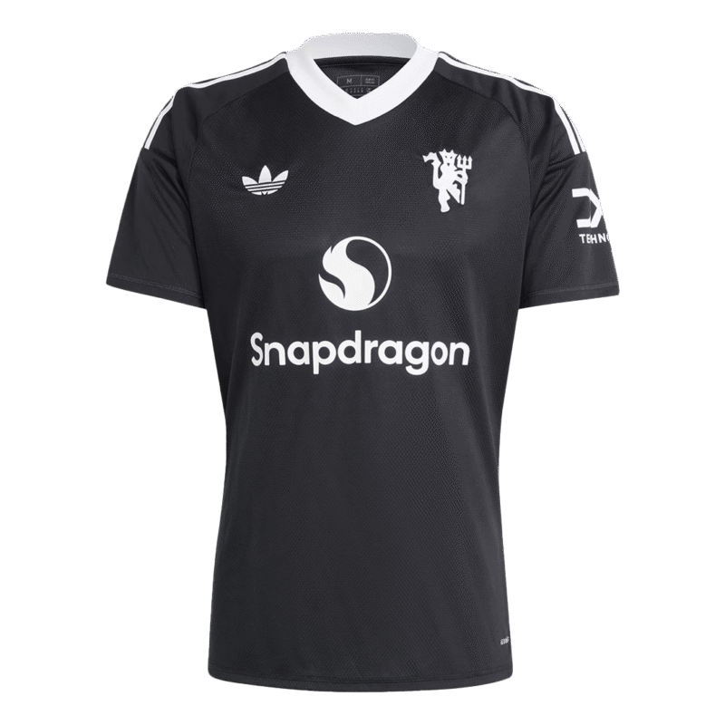 Manchester United Third Away Goalkeeper Soccer Jersey 2024/25 Black