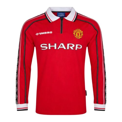 Retro Jersey Manchester United Home Long Sleeve 1998/99