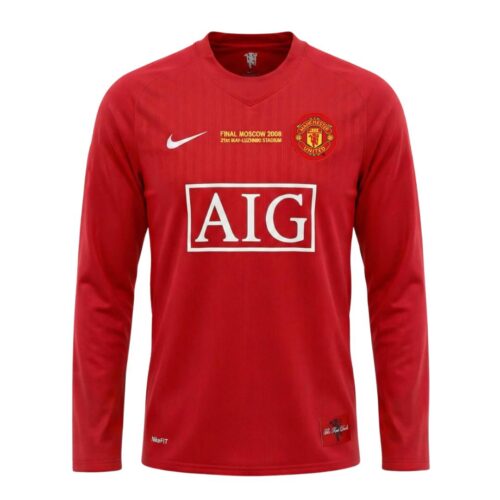 Retro Jersey Manchester United Home 2007/08 UCL