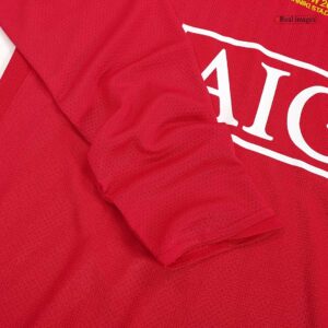 Retro Jersey Manchester United Home 2007/08 UCL - Image 11