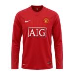 Retro Soccer Jersey RONALDO #7 Manchester United Home Long Sleeve 2007/08