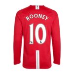 Retro Soccer Jersey ROONEY #10 Manchester United Home Long Sleeve 2007/08