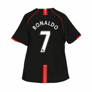 Retro Soccer Jersey RONALDO #7 Manchester United Away 2007/08 - Image 3