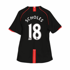 Retro Soccer Jersey SCHOLES #18 Manchester United Away 2007/08 - Image 3