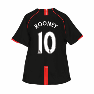 Retro Soccer Jersey ROONEY #10 Manchester United Away 2007/08 - Image 3