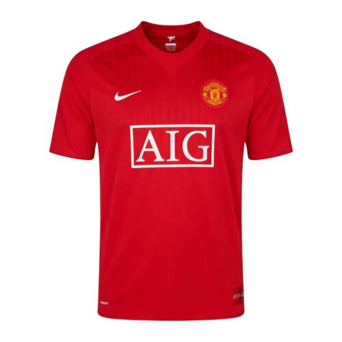 Retro Soccer Jersey Manchester United Home 2007/08