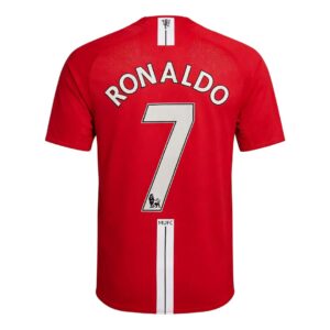 Retro Soccer Jersey RONALDO #7 Manchester United Home 2007/08