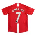 Retro Soccer Jersey RONALDO #7 Manchester United Home 2007/08