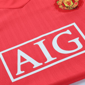 Retro Soccer Jersey RONALDO #7 Manchester United Home 2007/08 - Image 6