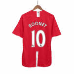 Retro Soccer Jersey ROONEY #10 Manchester United Home 2007/08