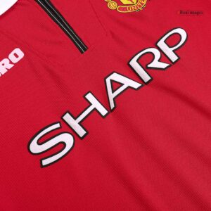 Retro Soccer Jersey Manchester United Home 98/00 - Image 10