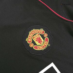 Retro Soccer Jersey Manchester United Away Long Sleeve 2007/08 - Image 10