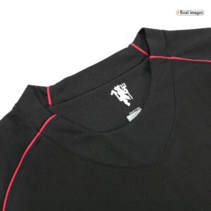 Retro Soccer Jersey Manchester United Away Long Sleeve 2007/08 - Image 5