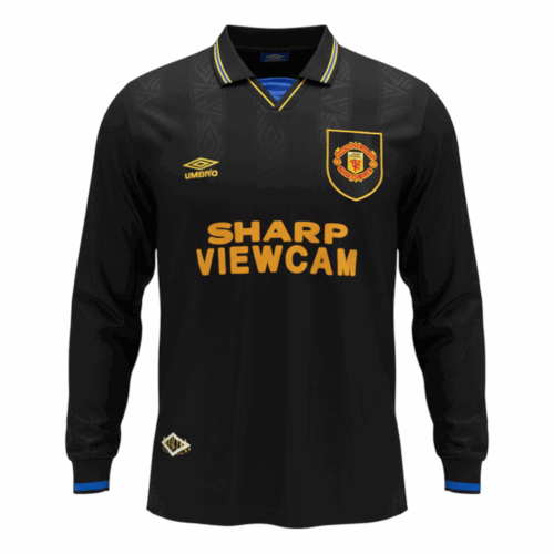 Retro Soccer Jersey Manchester United Away Long Sleeve 1993/94