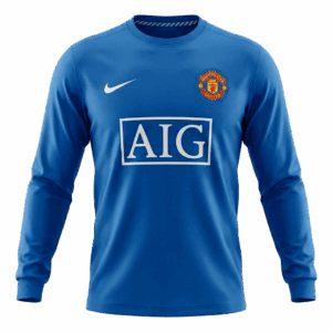 Retro Soccer Jersey Manchester United Third Away Long Sleeve 2008/09